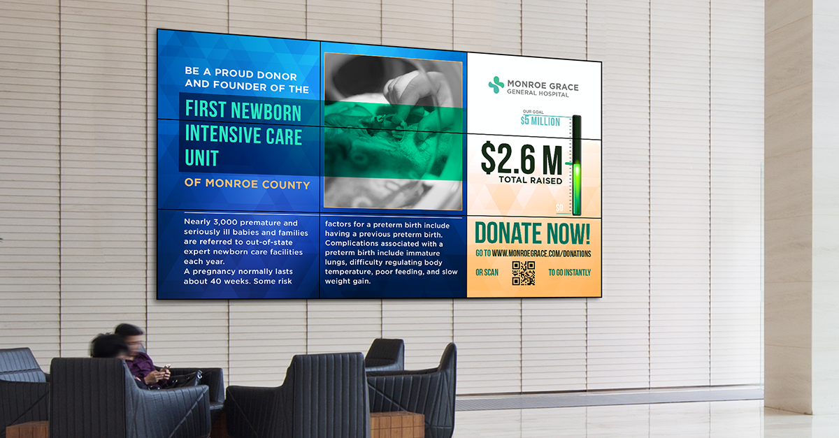 Modern Donor Wall Ideas are Digital